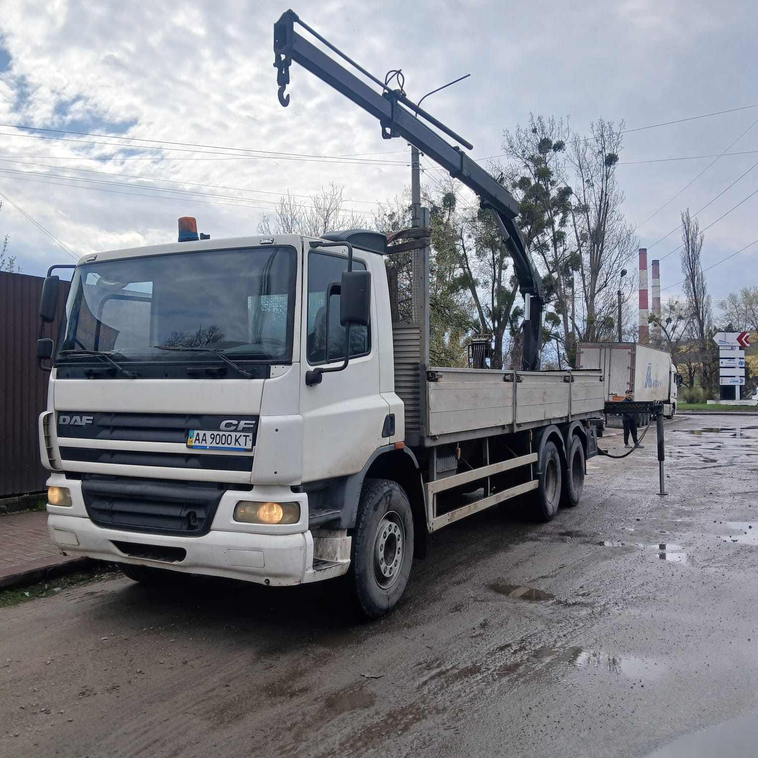 DAF кран маніпулятор