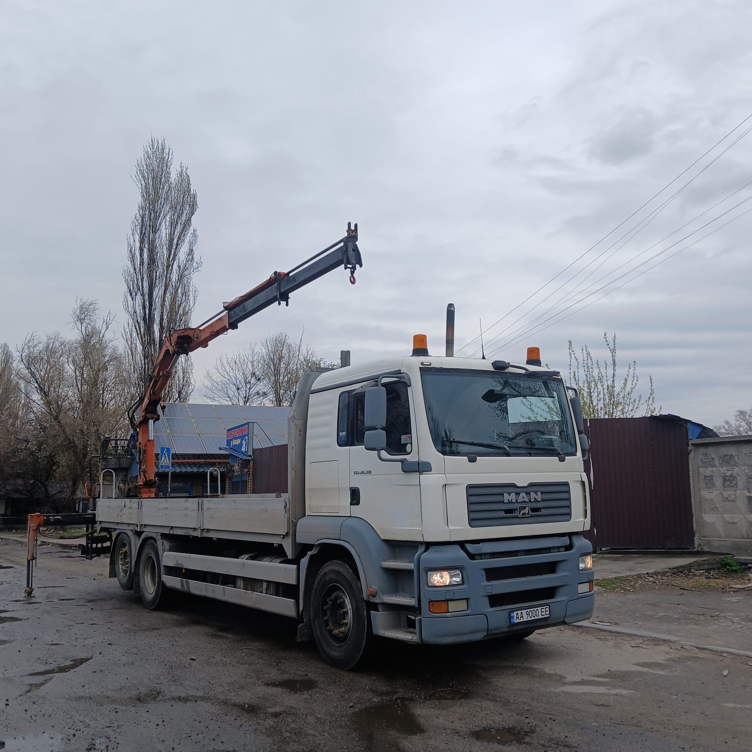 MAN кран маніпулятор